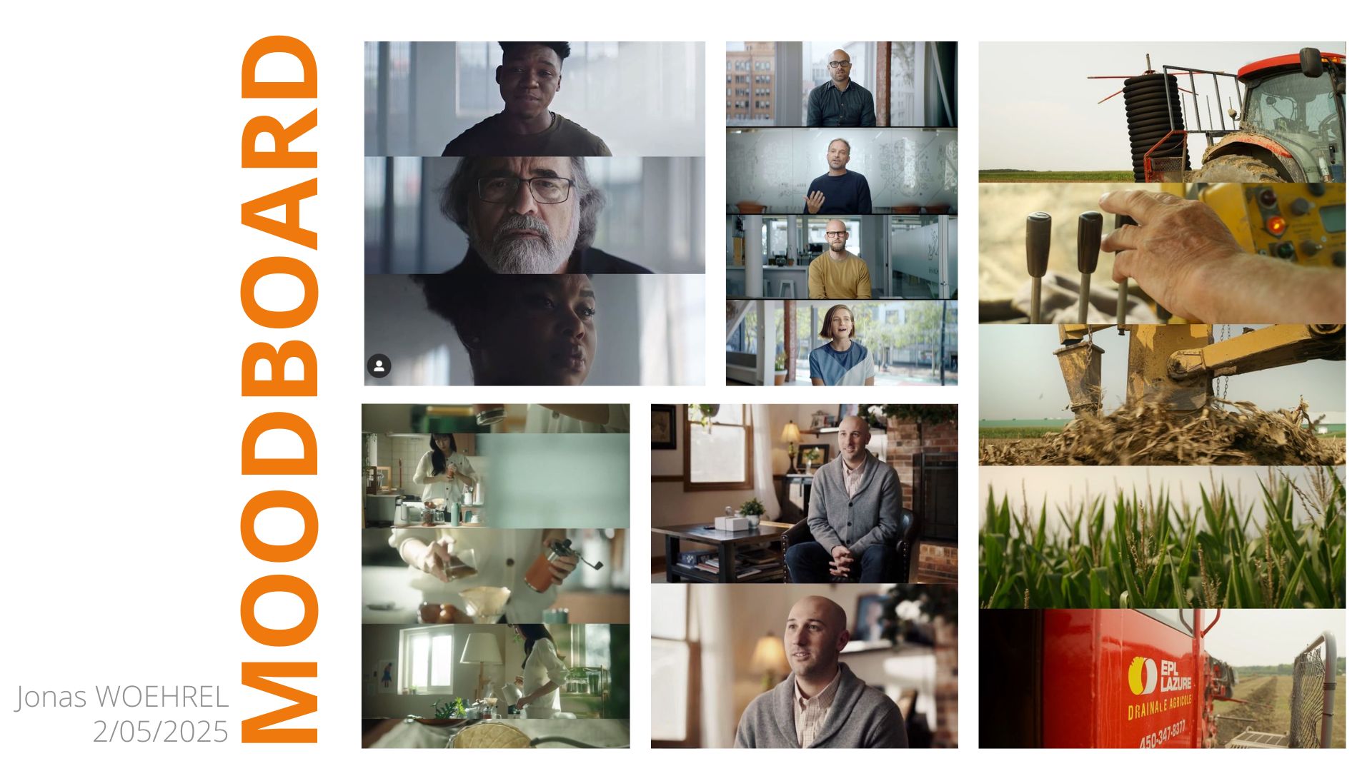 Moodboard du film promotionnel Utiléco